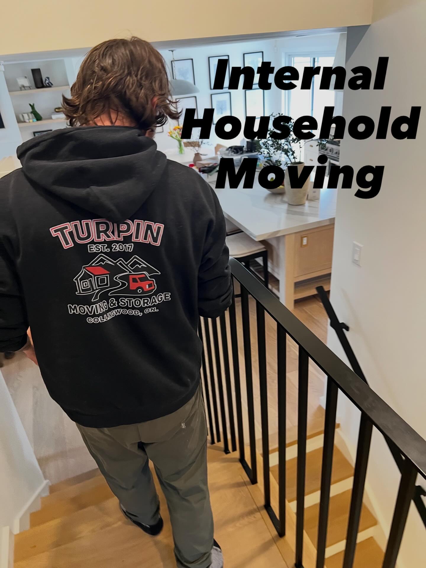 Turpin Moving crew member on-site — local move Collingwood Ontario